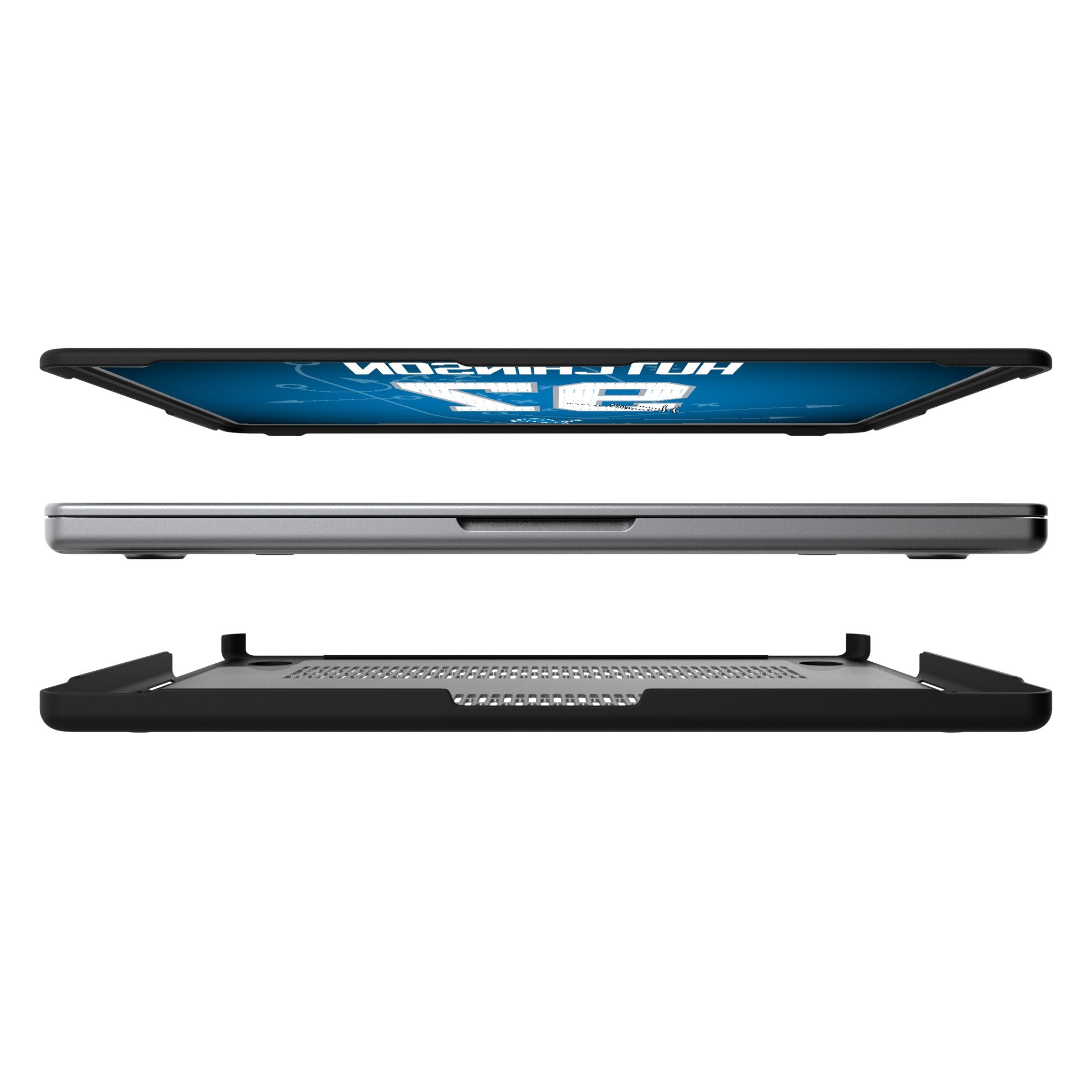Aidan Hutchinson Detroit Lions 97 Laptop Case - Durable 15.6 Inch Laptop Sleeve for MacBook Pro/Air, Perfect for School, Work & Travel - Show Your Lions Pride with This Protective Laptop Cover