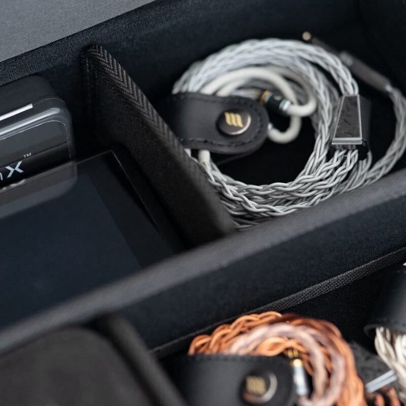 Effect Audio Chamber Carrying Case - Premium Headphone Storage Pouch for Travel & Home Use - Protect Your Earphones in Style