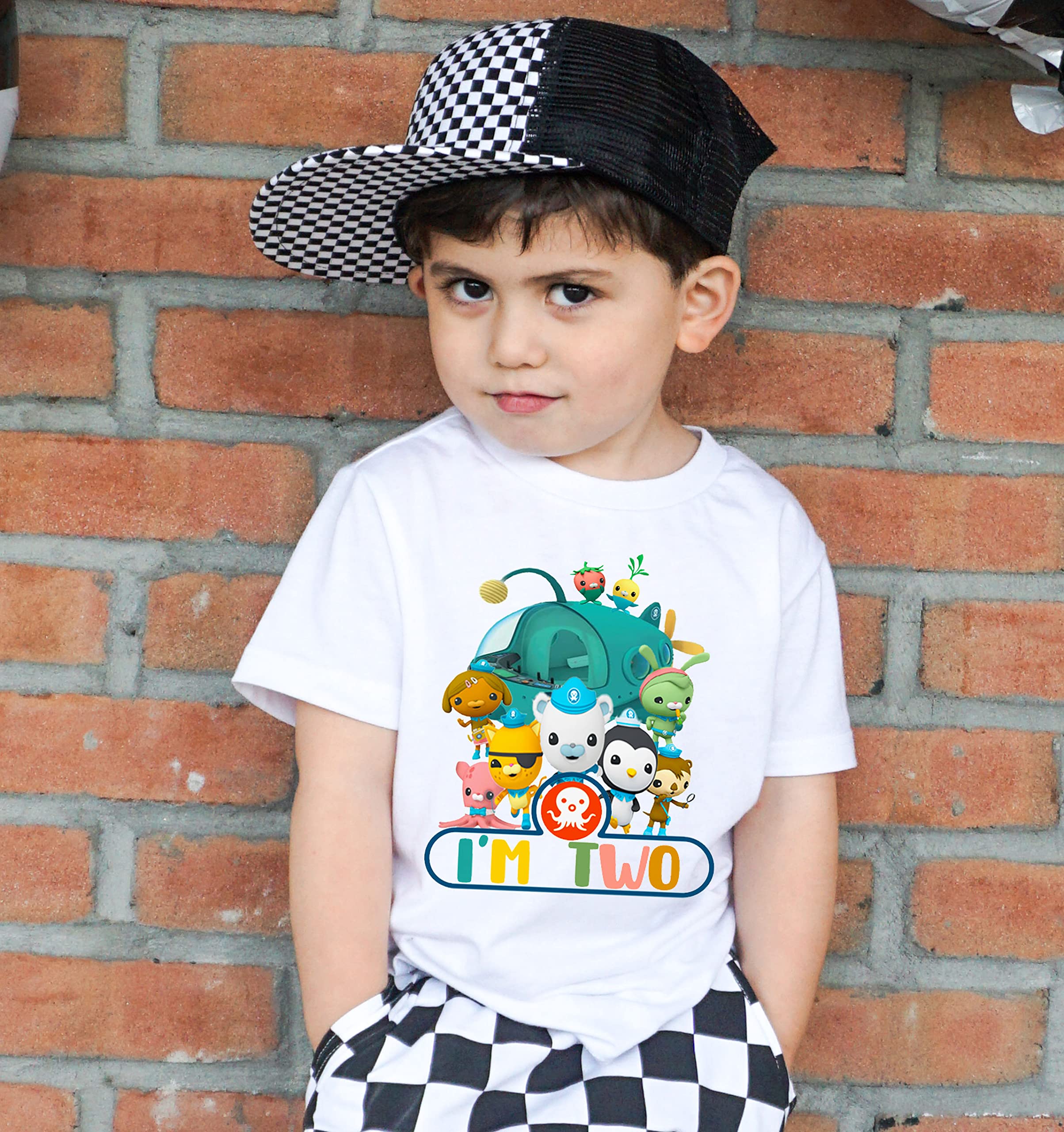 Octonauts 2nd Birthday Outfit for Toddlers - Cute Themed Party Shirt (2T) | Perfect for Birthday Celebrations, Photo Shoots & Special Occasions