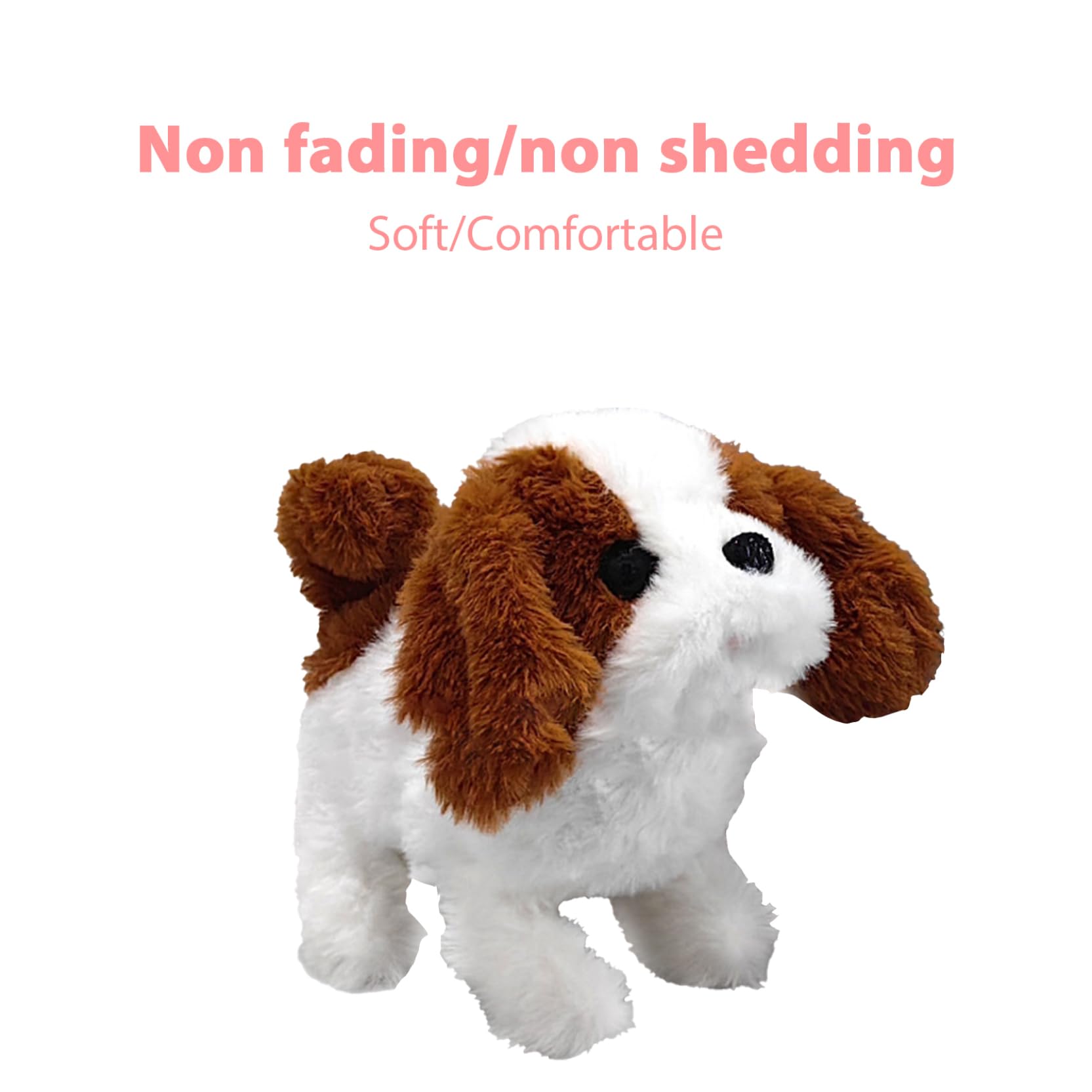Electronic Toy Dog with Pulling Rope - Realistic Barking Saint Bernard for Kids Playtime