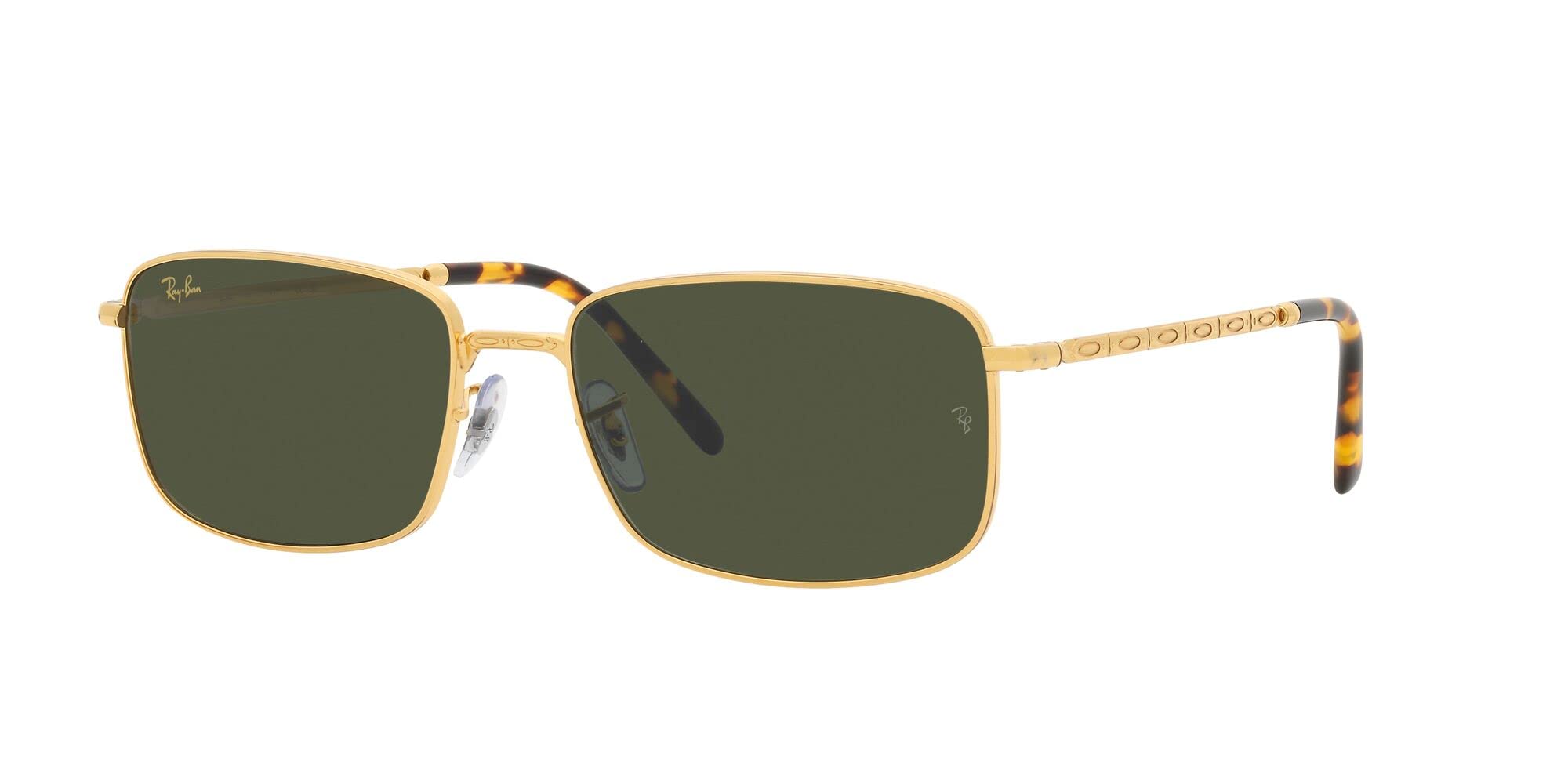 Ray-Ban RB3717 Classic Rectangular Sunglasses for Men & Women - UV Protection, Polarized Lenses - Perfect for Driving, Beach & Outdoor Activities
