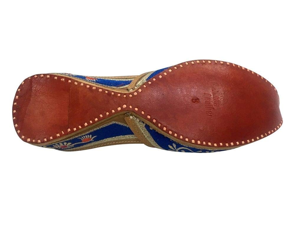 Handmade Jutti Khussa Shoes - Traditional Indian Pakistani Ethnic Flat Sandals for Women & Men | Perfect for Weddings, Festivals & Cultural Events