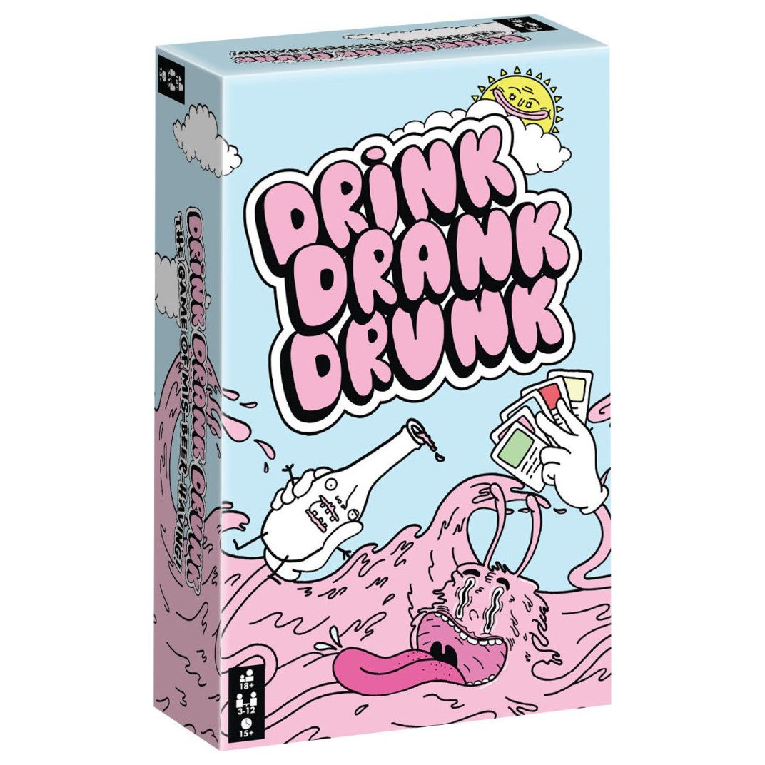 Drink Drank Drunk - Funny Alcohol Drinking T-Shirt for Parties & Bar Nights | Best Gift for Beer Lovers & Cocktail Enthusiasts | Perfect for Bachelor Parties, Girls Night Out & Happy Hours