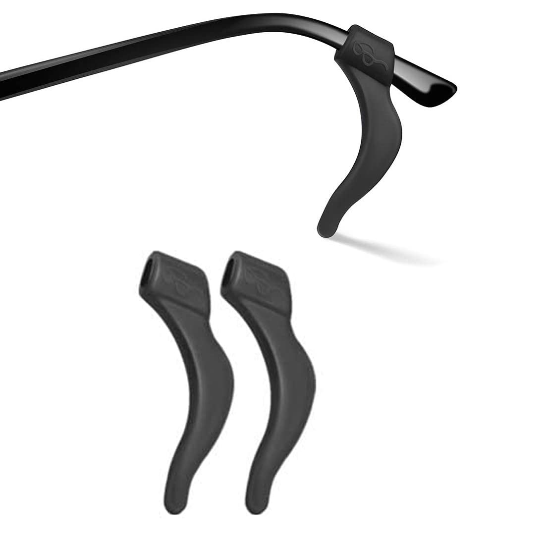Non-Slip Silicone Ear Grips & Temple Hooks for Glasses - Anti-Slide Eyewear Accessories for Adults & Kids - Perfect for Sports, Reading & Daily Wear