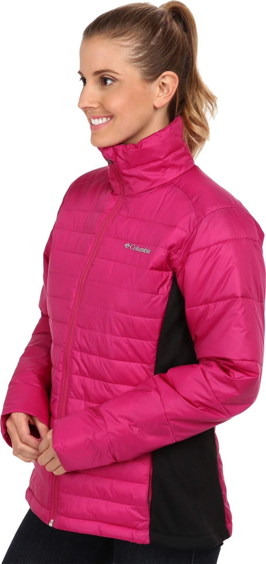 Columbia Women's Powder Pillow Hybrid Jacket - Waterproof Winter Coat for Skiing, Snowboarding & Outdoor Activities