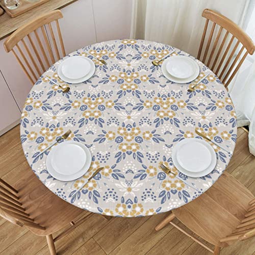 Daisy White Blue Chic Floral