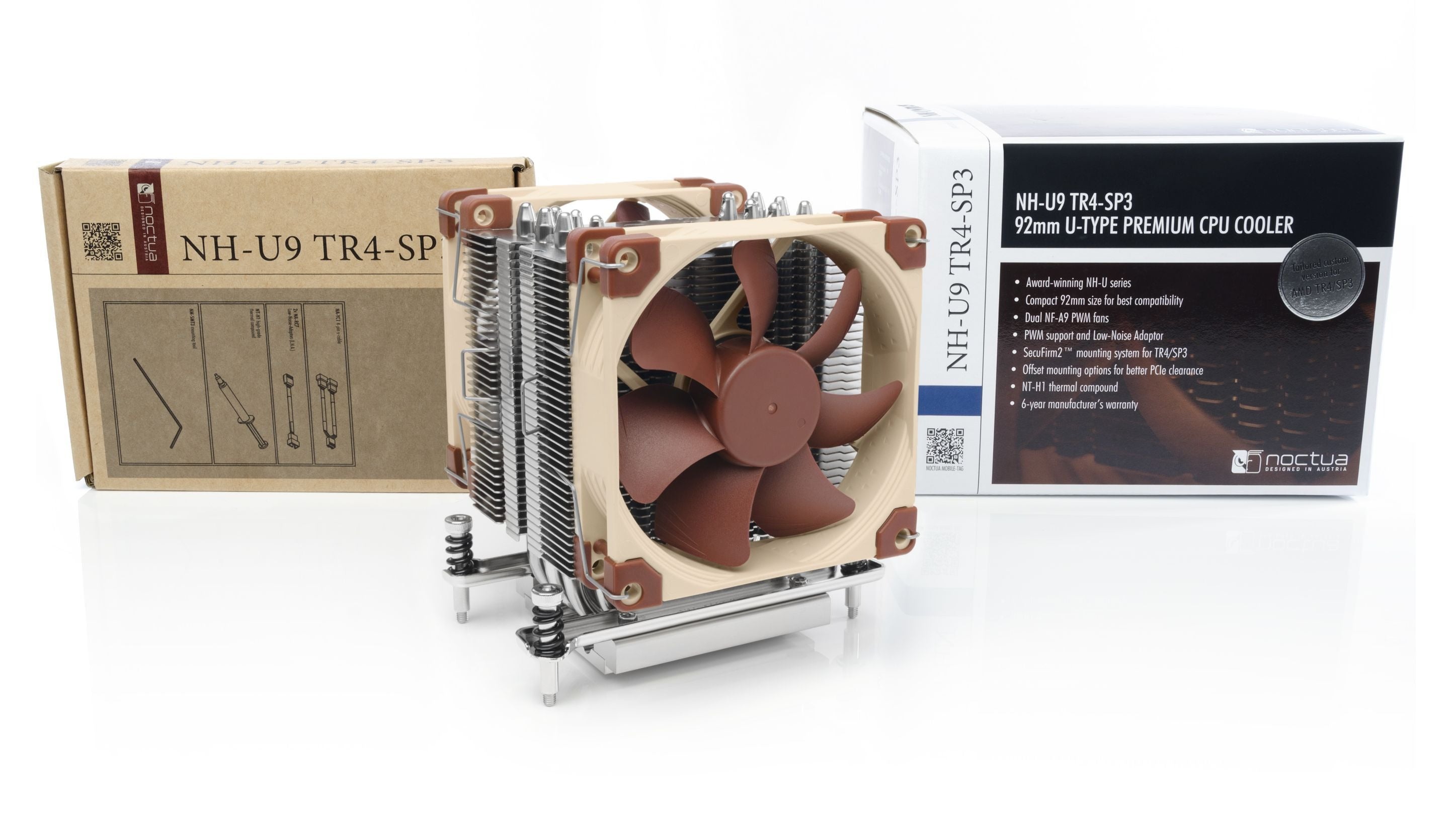 Noctua NH-U9 TR4/SP3 Premium CPU Cooler - High-Performance Cooling for AMD Ryzen Threadripper & EPYC - Perfect for Gaming & Workstations