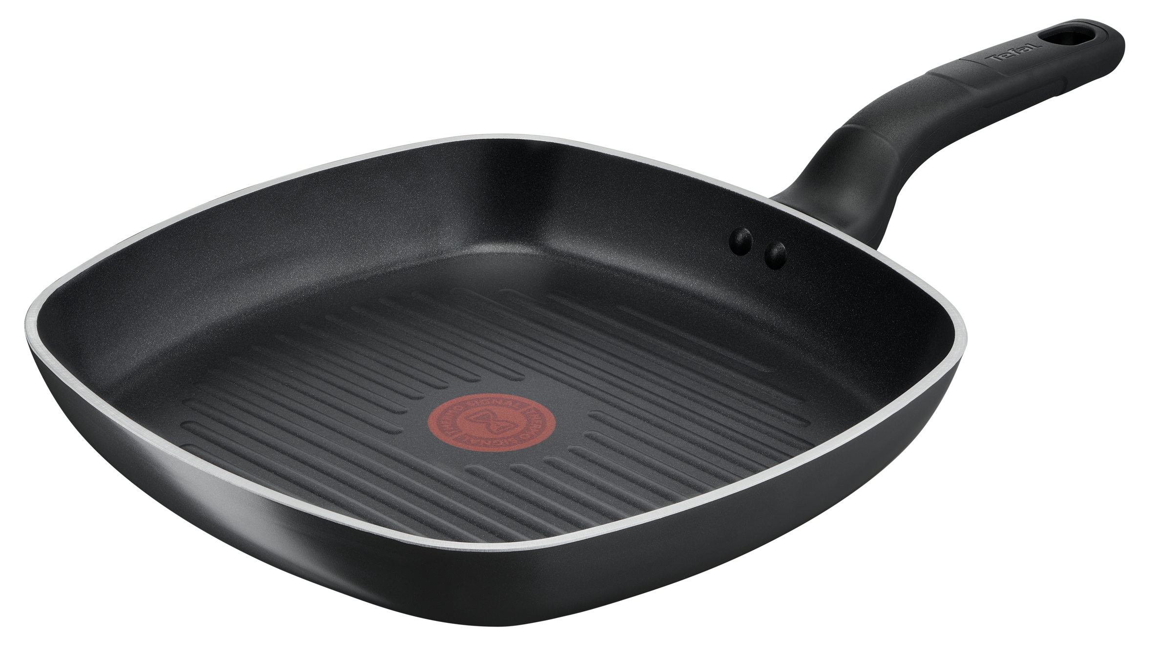 Tefal 28cm x 28cm Non-Stick Square Grill Pan for Steak, Vegetables & Pancakes - Perfect for Indoor Grilling & Healthy Cooking