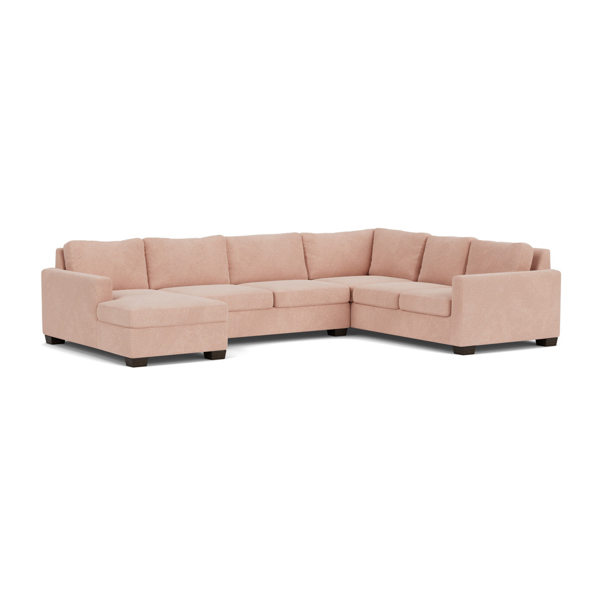 Track 141 Corner Sectional Sofa with Full Sleeper & Left Chaise - Modern L-Shaped Couch for Small Spaces, Living Room, Apartment & Home Theater Comfort
