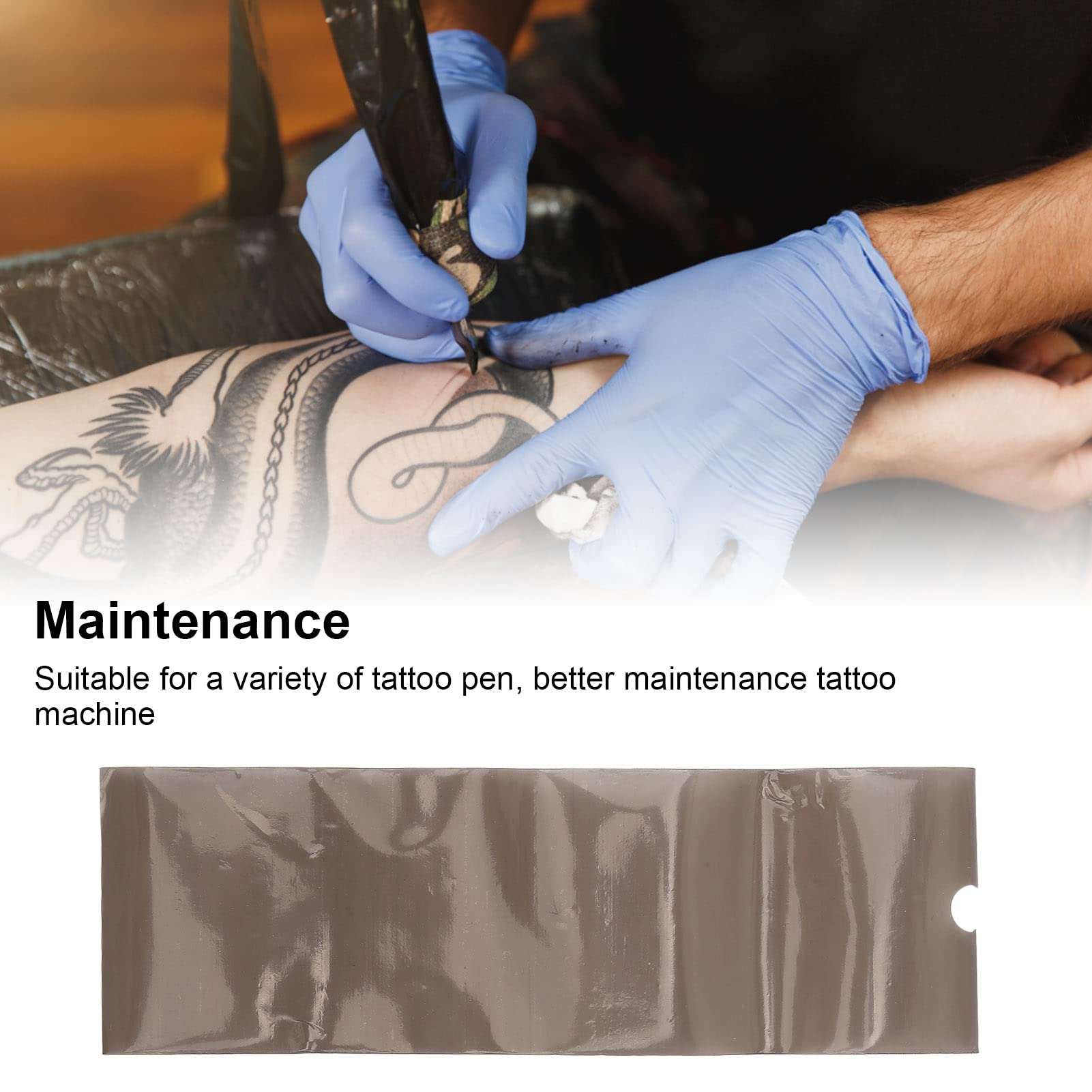 200pcs Disposable Black Tattoo Machine Protection Bags - Dustproof Cartridge Covers & Sleeves for Tattoo Pens | Ideal for Tattoo Artists, Studios & Travel Use