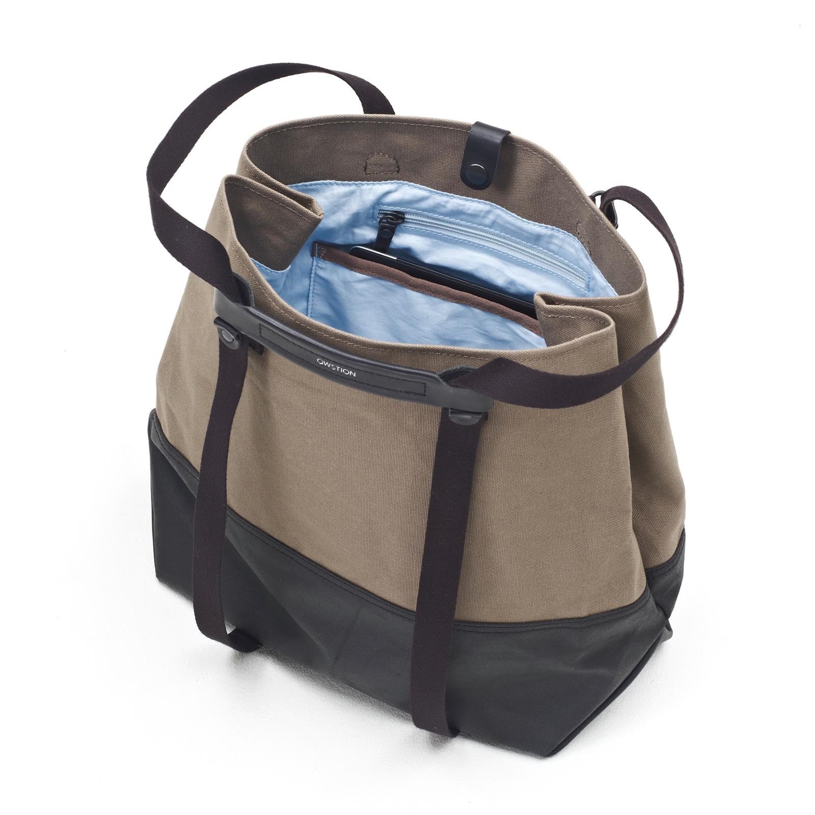 Qwstion Shopper 1 - Premium Eco-Friendly Reusable Shopping Bag for Groceries & Daily Essentials | Sustainable Fashion Accessory for Work, Travel & Errands