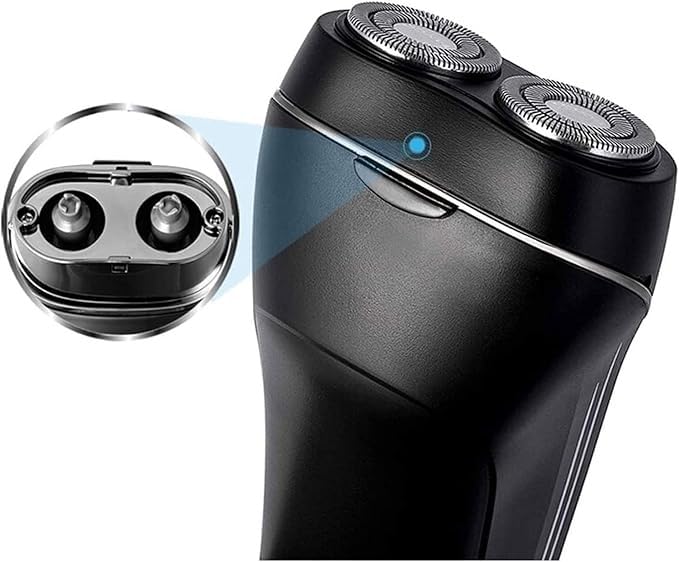 Best Electric Shavers for Men - Waterproof Rotary Facial Shaver for Dry & Wet Use - Cordless USB Rechargeable Travel Razor - Perfect for Home, Gym & Business Trips