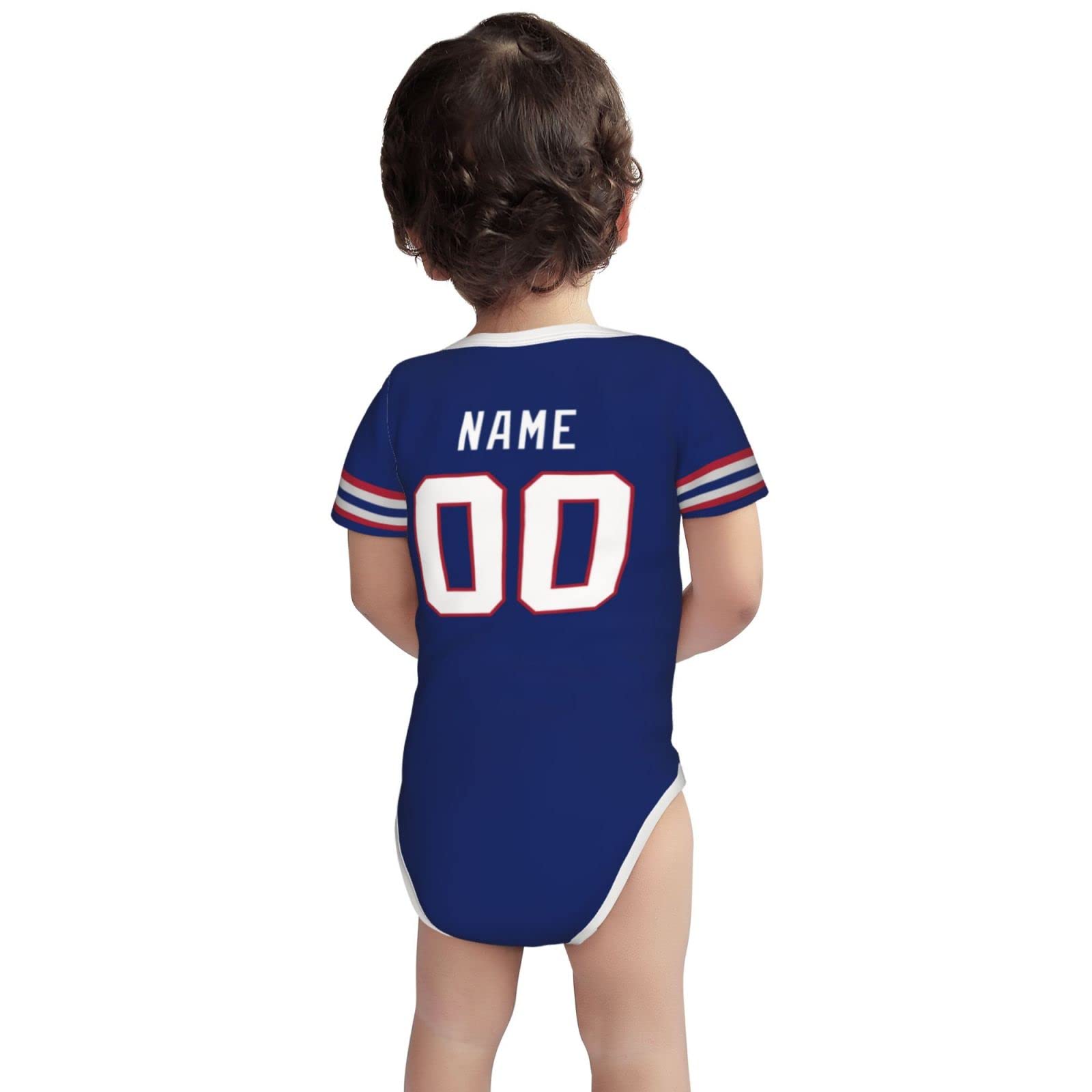 Personalized Baby Clothes Set - 100% Cotton Custom Name & Number Outfit - Perfect Baby Shower Gift, Christening, Birthday & Photo Shoot Outfits