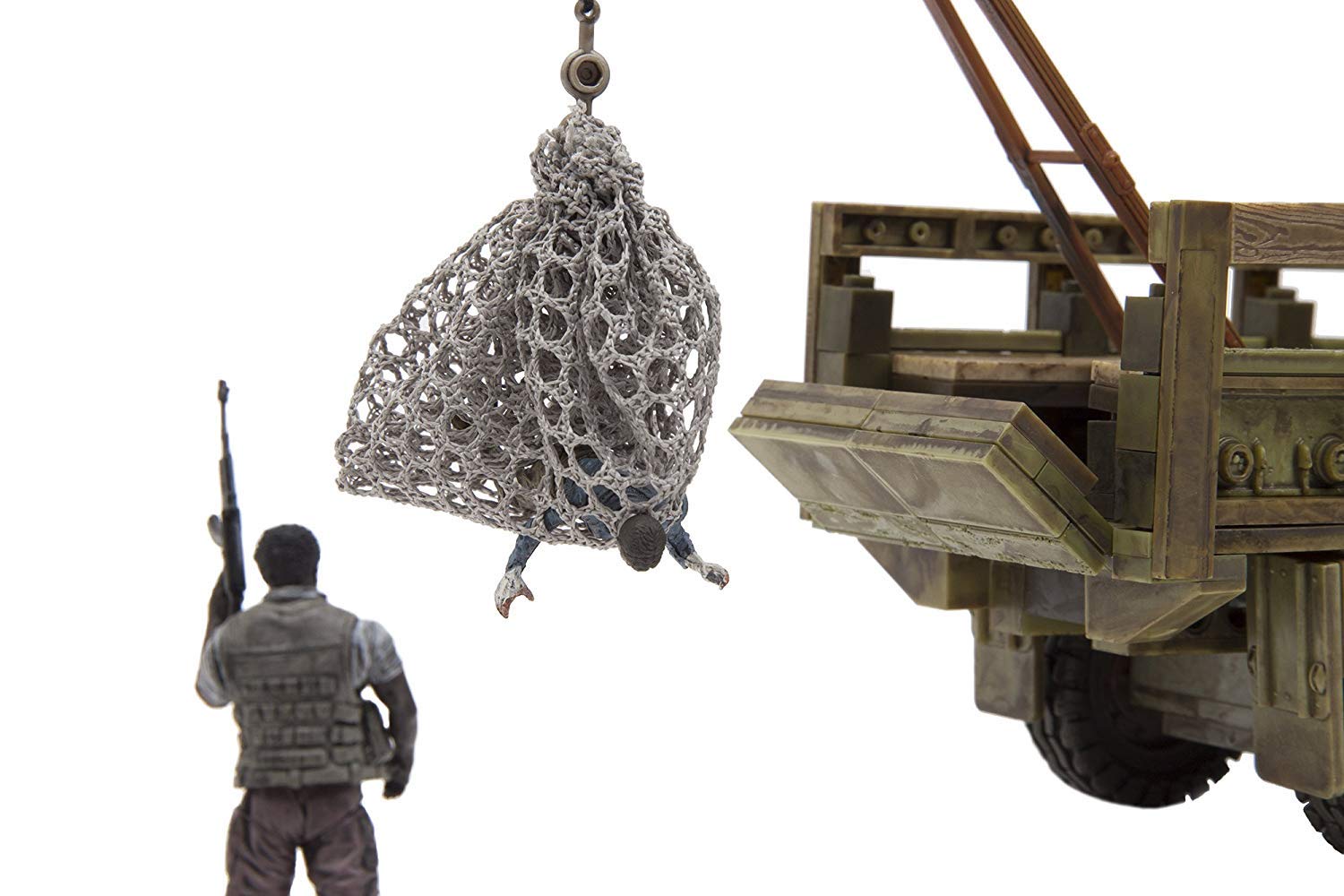 McFarlane Toys The Walking Dead Woodbury Assault Vehicle Building Set - Action Figure Playset for Collectors & Fans | Zombie Apocalypse Role Play & Display