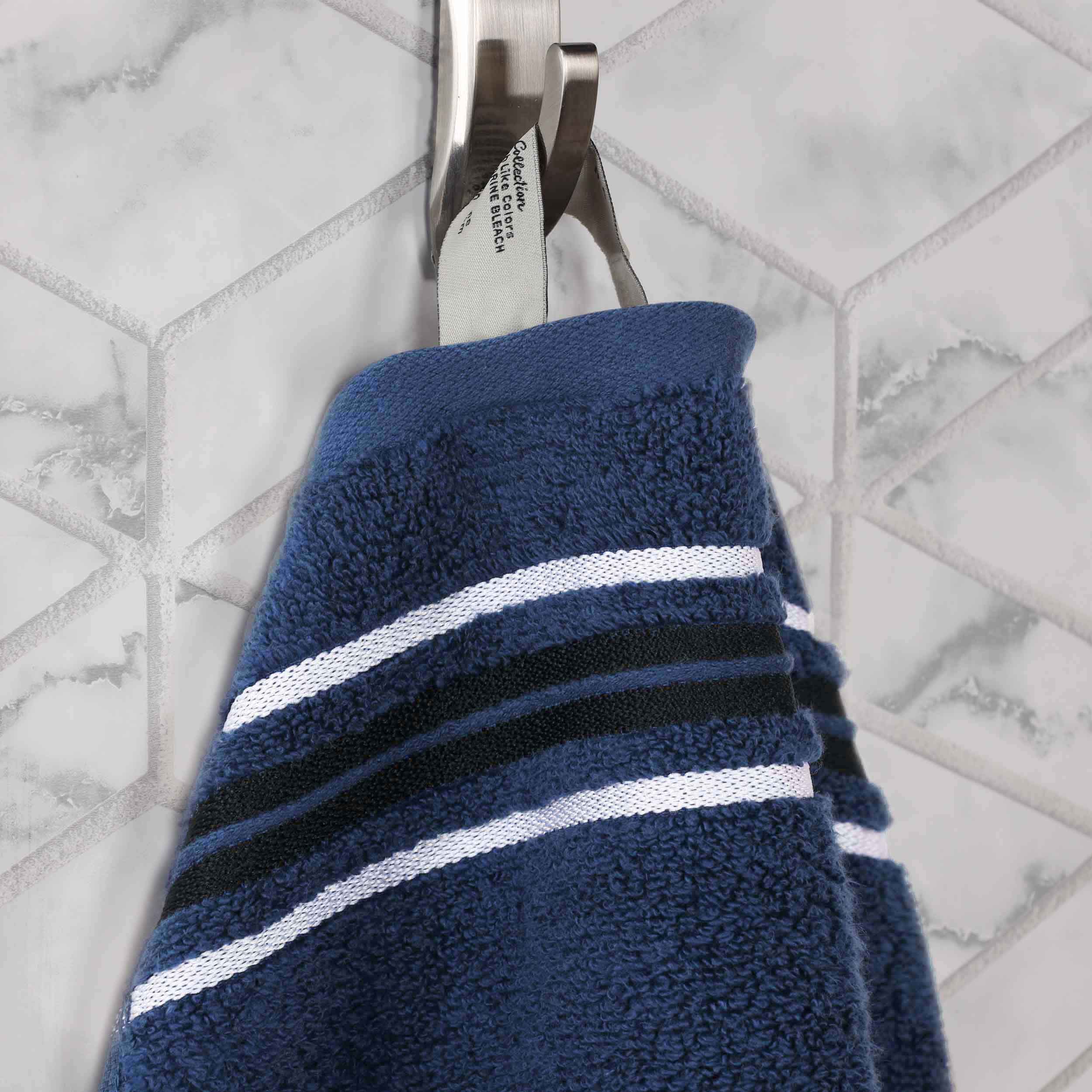 Premium 6-Piece Sadie Zero Twist Cotton Towel Set - Solid & Jacquard Floral Design | Ultra Soft & Absorbent Bath Towels for Spa, Hotel & Luxury Home Use