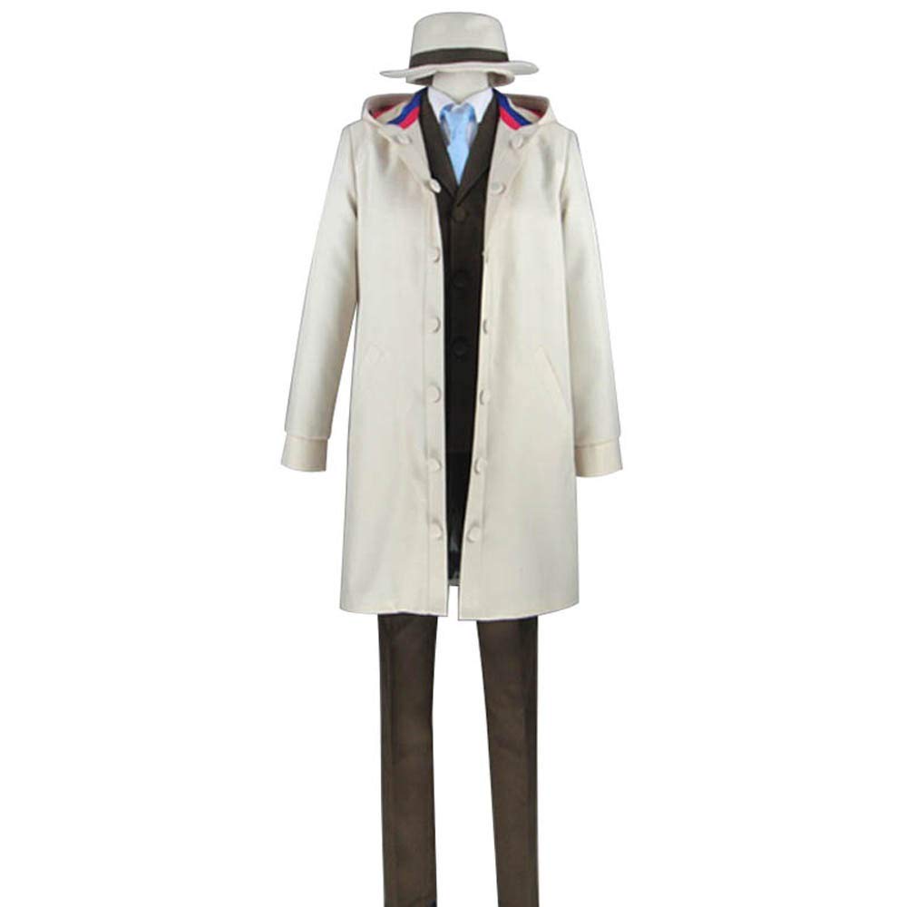 Occultic;Nine Syun Shun Moritsuka Detective Outfit Anime Cosplay Costume S002 - Perfect for Halloween, Comic Con & Anime Conventions