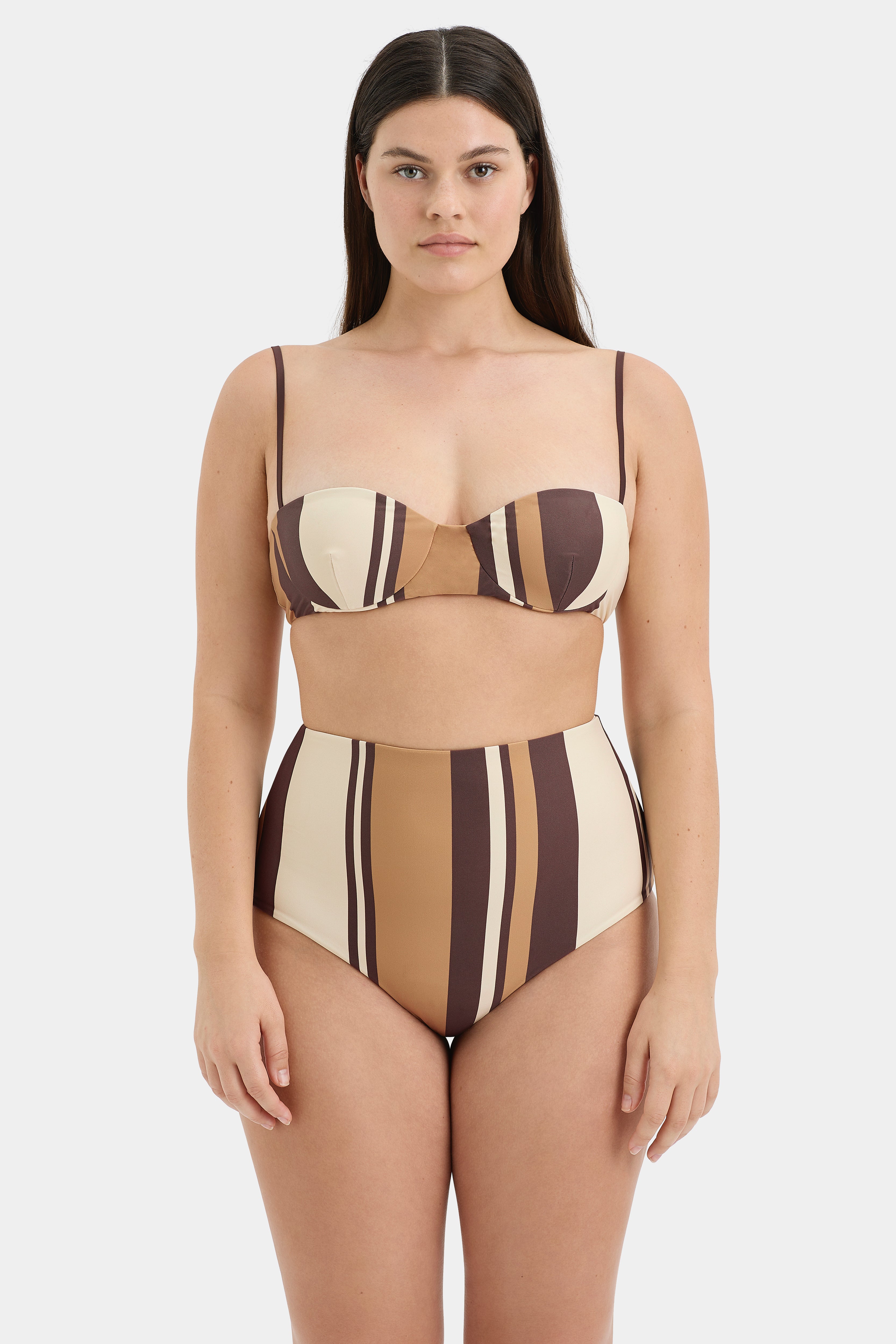 Elegant Mahogany Balconette Bra - Comfortable Lace Underwire Support for Everyday Wear & Special Occasions