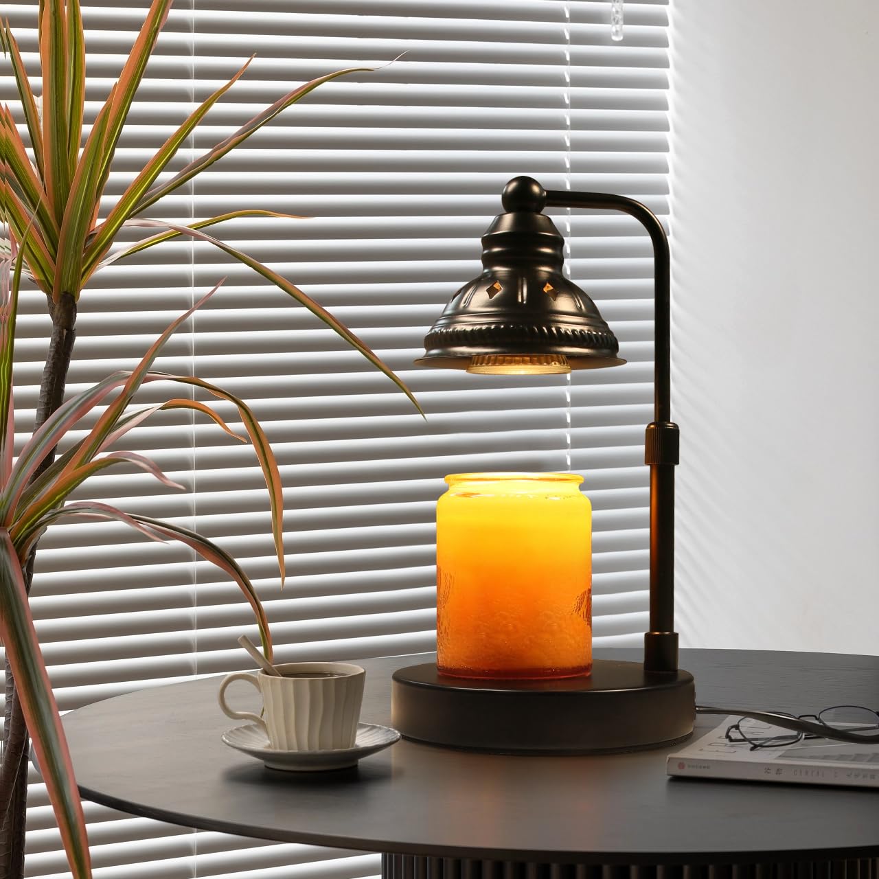 Premium Candle Warmer Lamp with Timer & USB Charger - Aromatherapy Essential Oil Diffuser for Home Decor, Yoga, Relaxation - Perfect Gift for Mother's Day, Valentine's Day, Christmas & New Year