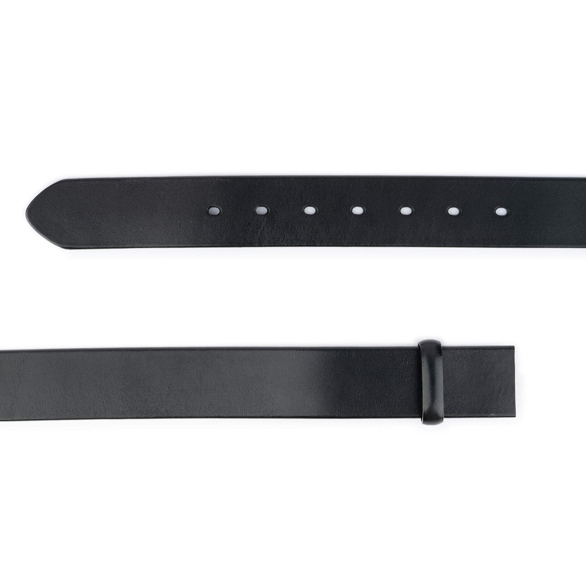 4.0 cm Black Full Grain Leather Belt Strap for Ferragamo Buckles Replacement - Men's Premium Dress Belt for Business & Formal Occasions