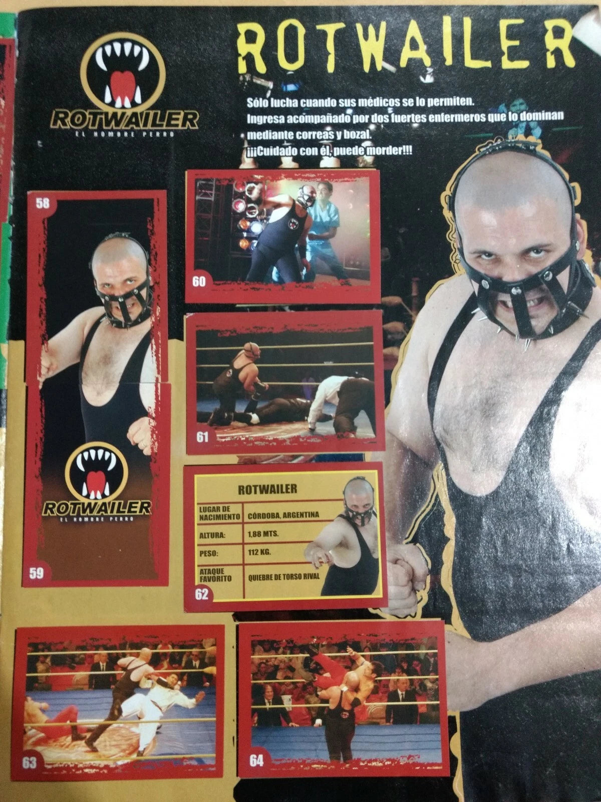 Authentic 100% Lucha Libre Sticker Album - Collectible Mexican Wrestling Stickers from Argentina | Perfect for Scrapbooking, Gift Giving & Fan Collections