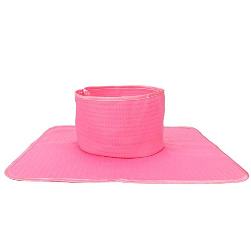 35x35cm Reusable Washable Hole Towel - Pink Spa & Massage Towel for Beauty Salon, Disposable Facial & Body Towel - Perfect for Facials, Massages, and Salon Treatments