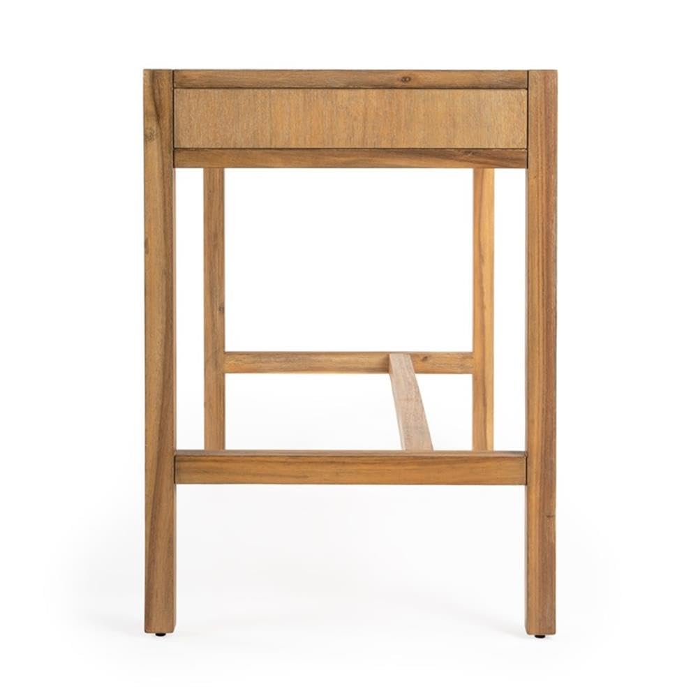 Beaumont Lane Solid Wood Writing Desk - Modern Home Office Furniture for Study & Work | Durable & Stylish Workspace Solution