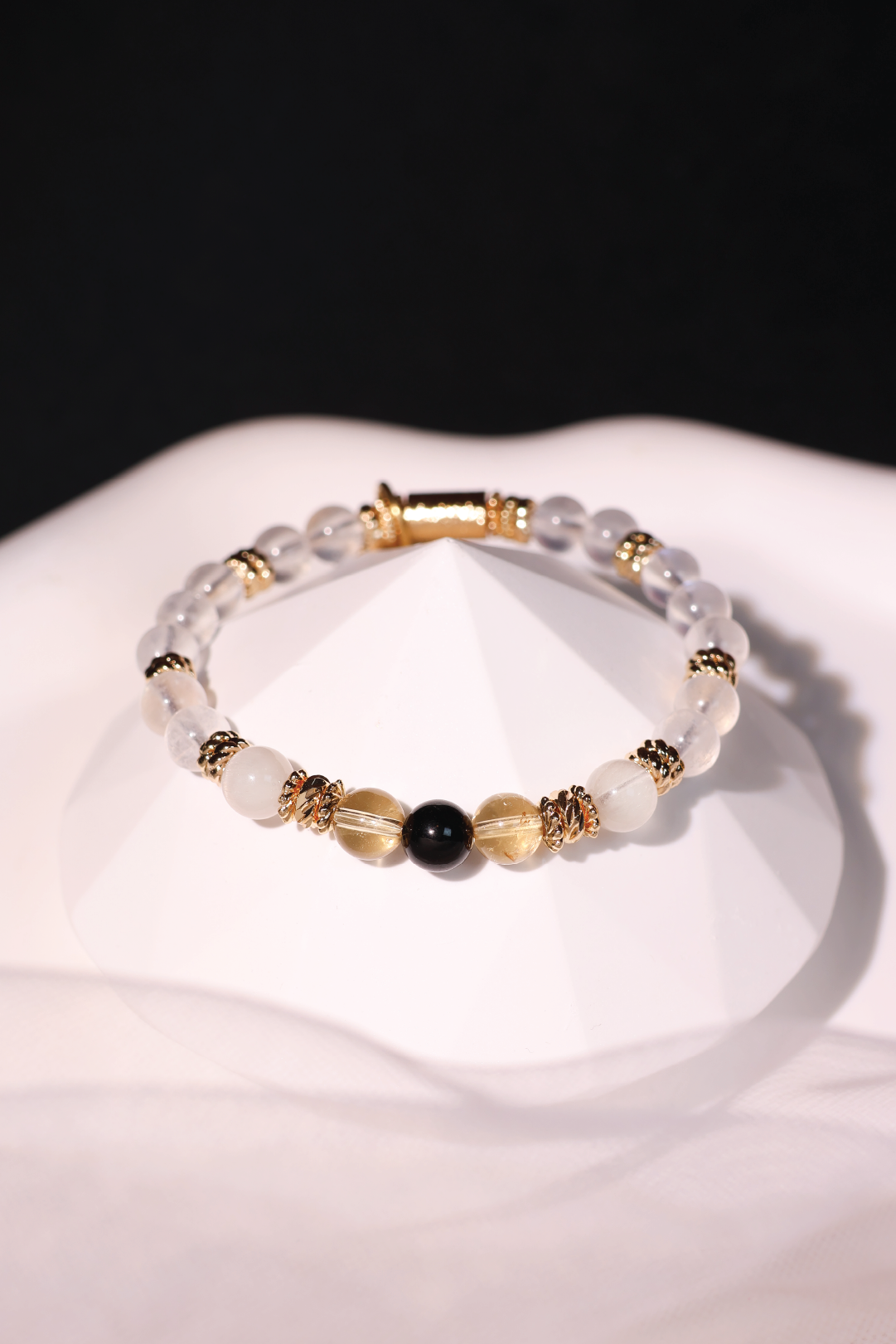 Evil Eye Protection Bracelet - Yellow Beaded Spiritual Jewelry for Good Luck & Positive Energy | Perfect for Daily Wear, Meditation & Gifting