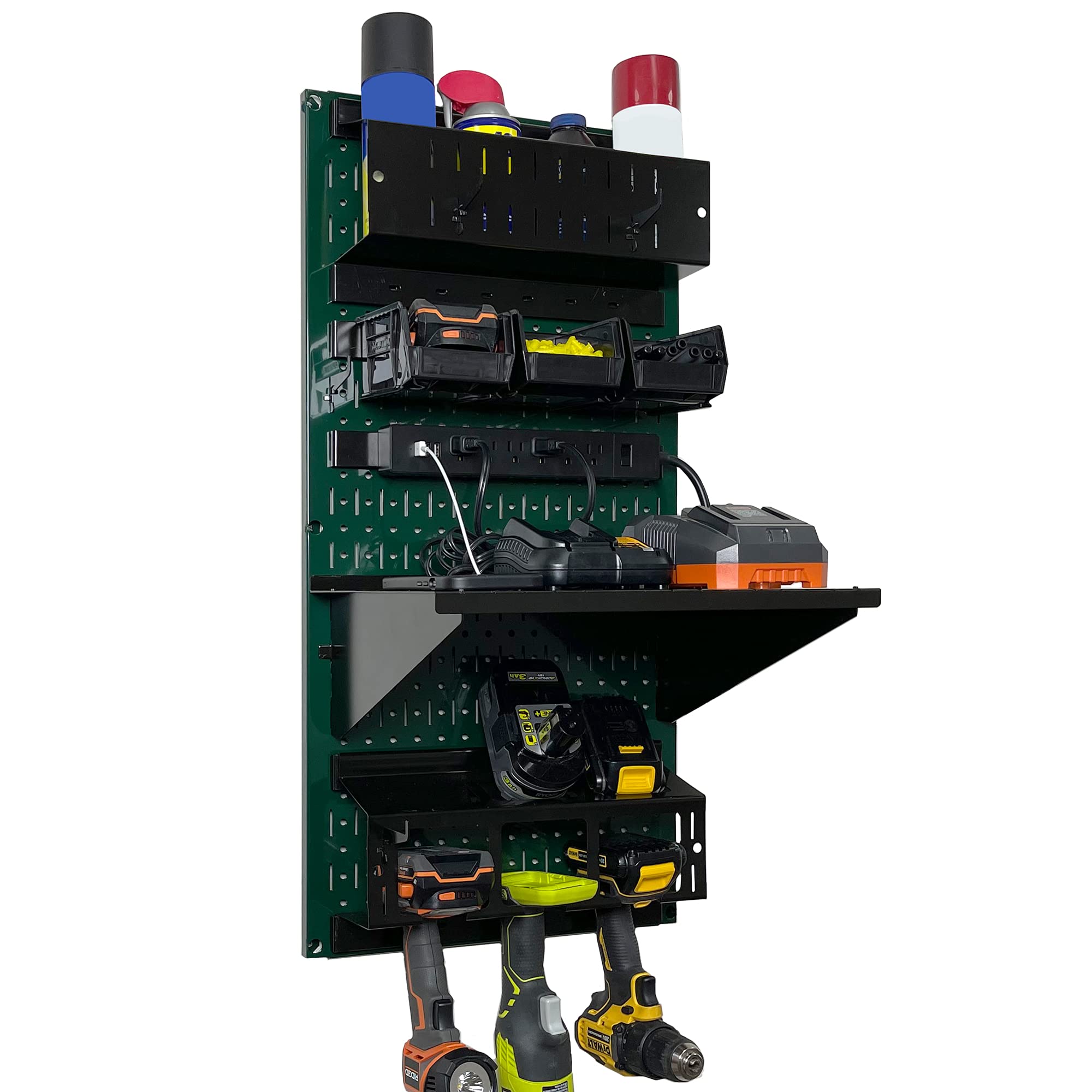 Wall Control Power Tool Storage Organizer Kit - 16