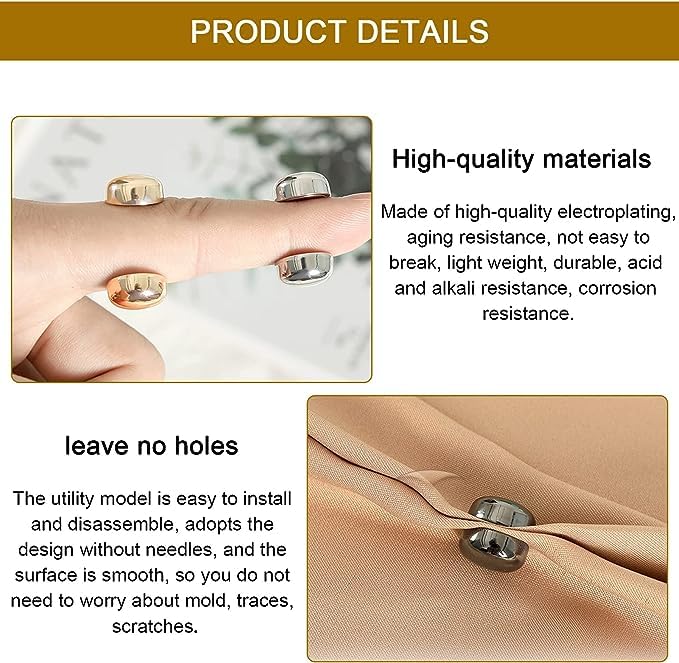 Stylish Magnetic Hijab Pins for Women - Set of 4 for Secure Scarf Wear