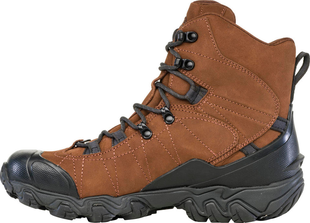 Oboz Bridger 8 Insulated BDry Waterproof Hiking Boots for Men - Winter Trekking & Outdoor Adventure Footwear
