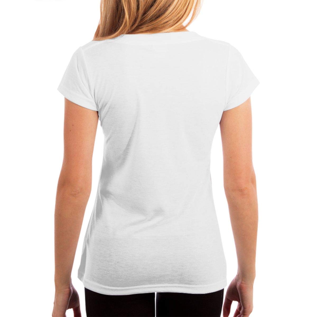 Women's Little Heartbreaker Love Valentine's Day T-Shirt - Summer V-Neck Top Tee in White | Perfect for Valentine's Day Gifts, Date Nights & Casual Summer Outfits