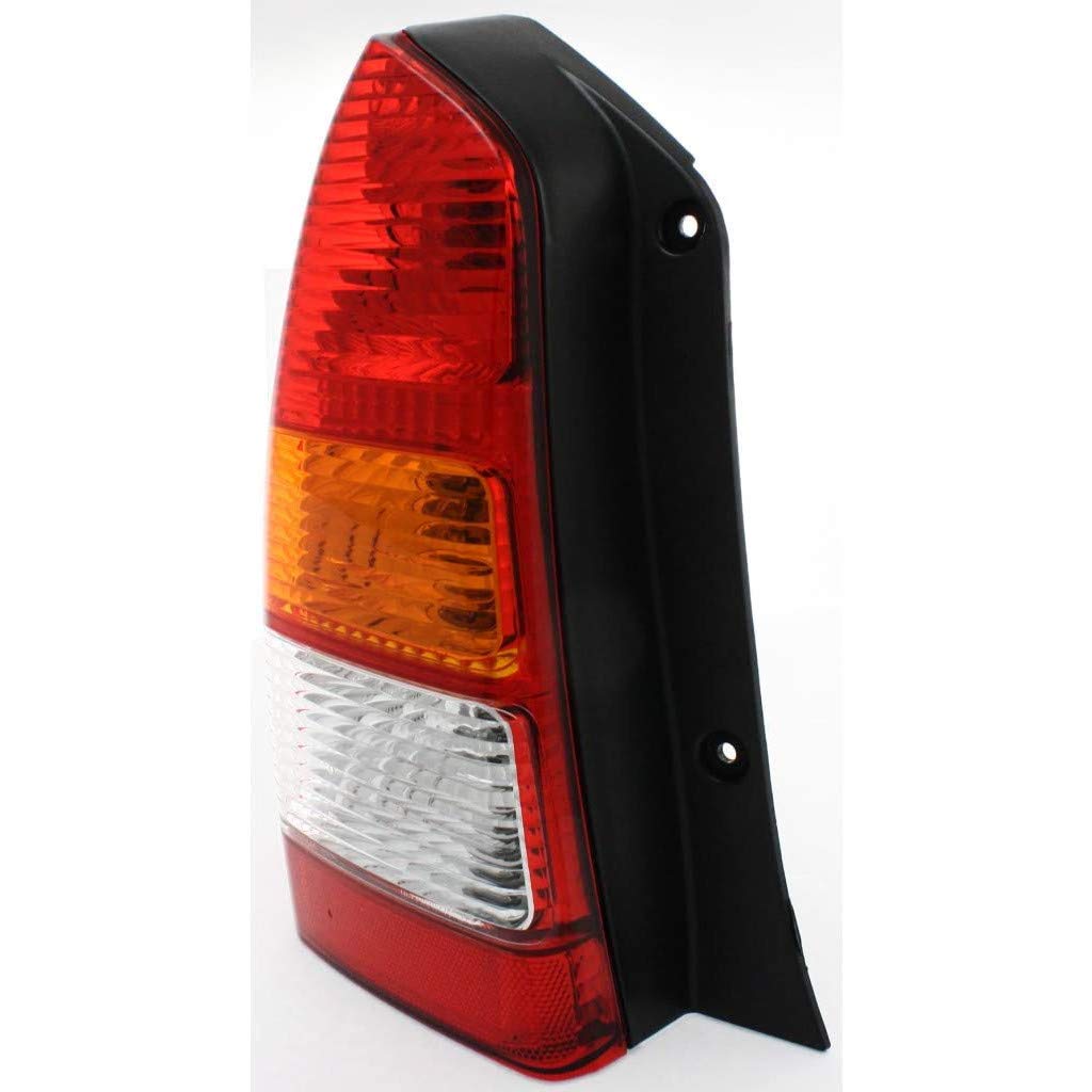 2001-2004 Mazda Tribute Tail Light Assembly Pair - DOT Certified Replacement with Bulbs Included (Driver & Passenger Side) - Compatible with MA2800115, MA2801115, EC01-51-180D, EC01-51-170D - Perfect for Night Driving Safety & Vehicle Restoration Projects
