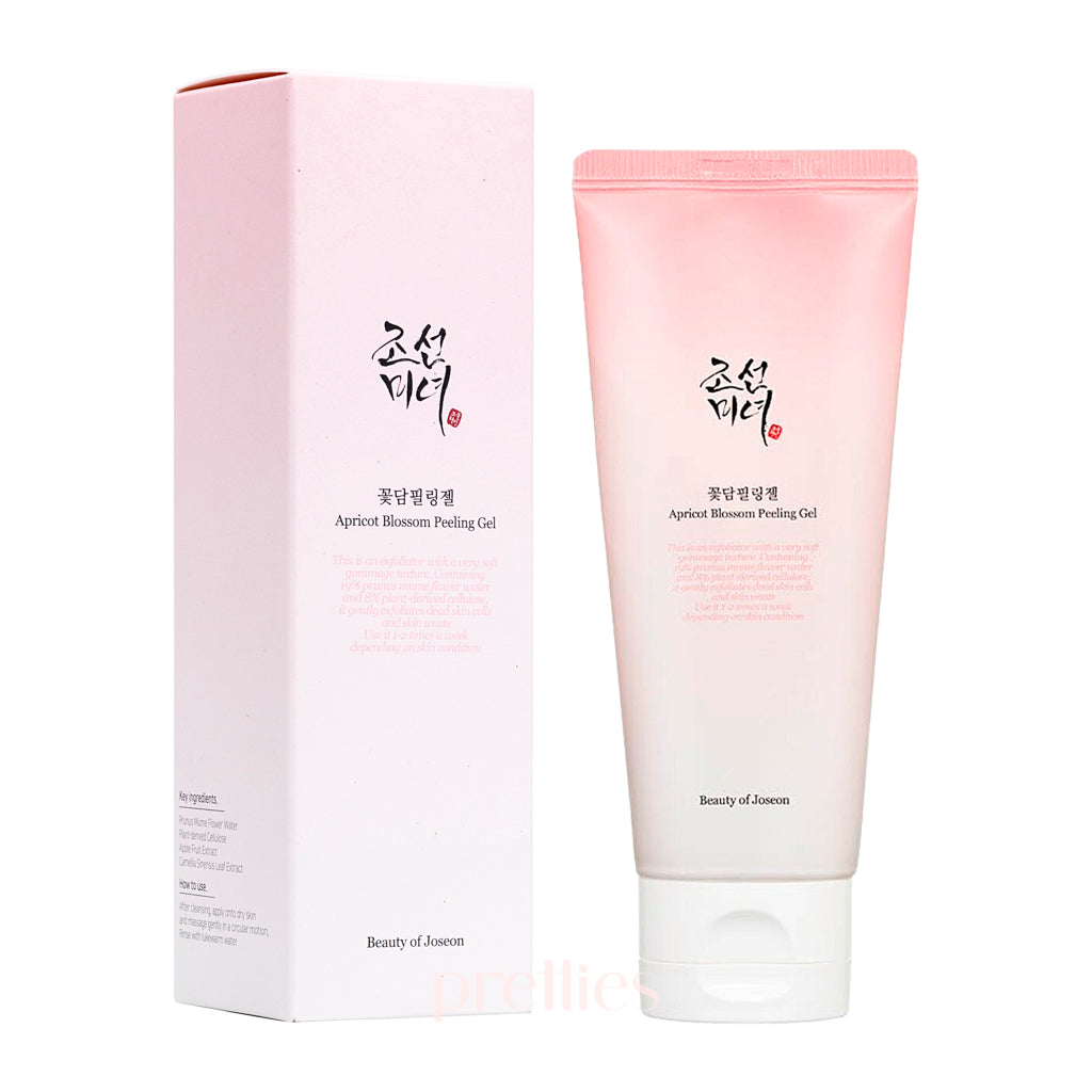 Beauty of Joseon Apricot Blossom Peeling Gel 100ml - Korean Exfoliating Face Scrub for Smooth Skin | Perfect for Daily Skincare Routine & Gentle Exfoliation