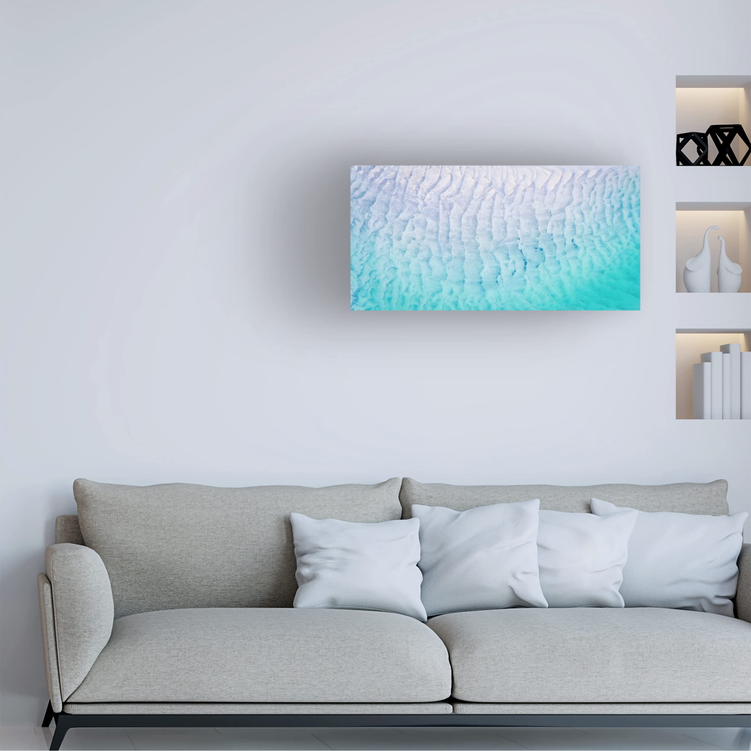 Trademark Fine Art 'Created by Nature 2' Canvas Wall Art by Beata Czyzowska Young - Nature Inspired Landscape Painting for Living Room, Bedroom & Office Decor
