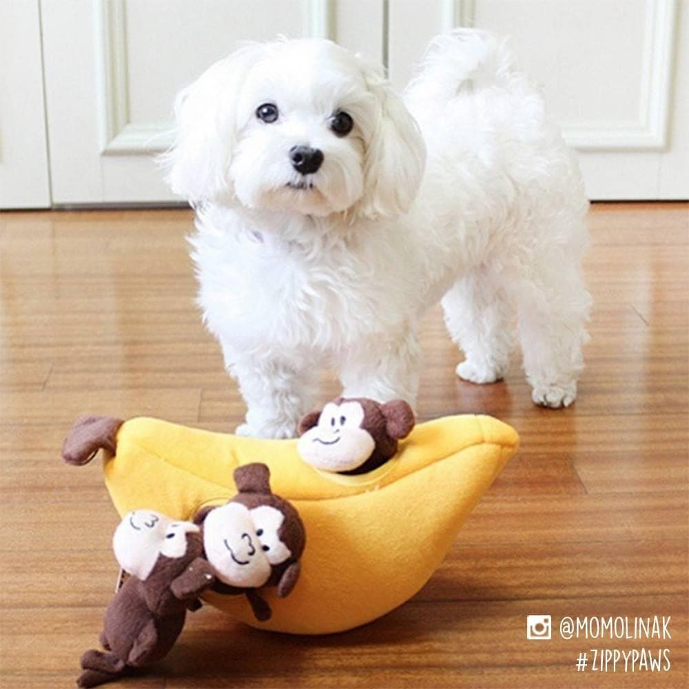 Monkey 'n Banana Plush Toy - Soft & Cuddly Stuffed Animal for Kids, Perfect for Playtime, Gifts & Nursery Decor | Fun & Adorable Monkey with Banana Design