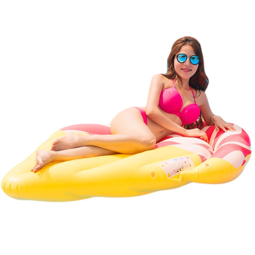 Inflatable Lounger Air Mattress for Adults & Kids - 180x150cm Beach Pool Float, Water Toy for Swimming, Relaxing, Sunbathing | Perfect for Beach, Pool, Lake & Summer Vacations