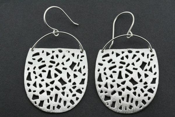 Handmade Mosaic Basket Earrings for Women - Boho Beaded Dangle Earrings - Perfect for Festivals, Parties, and Everyday Wear