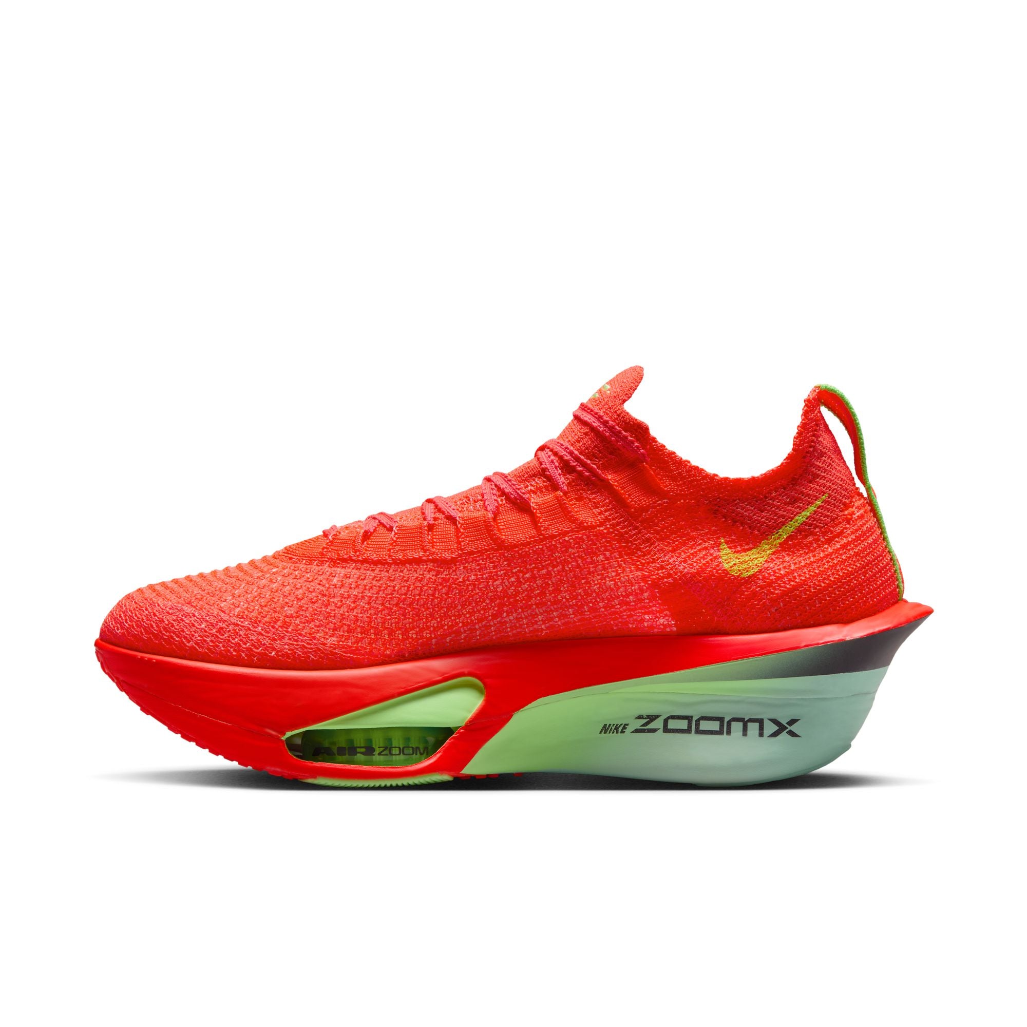 Nike Women's Alphafly 3 Running Shoes - Bright Crimson/Cave Purple Lime Blast | Lightweight Racing Sneakers for Marathon & Long Distance Training | Perfect for Road Running & Competitive Athletes