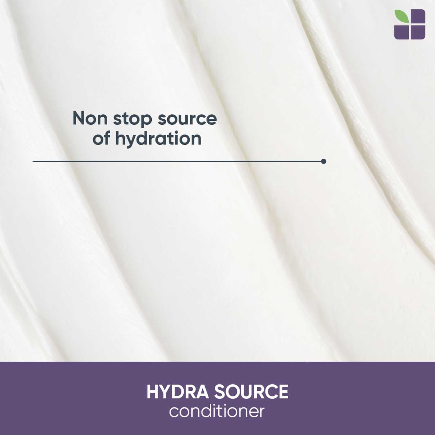 Biolage Hydrasource Conditioner for Dry Hair - Paraben Free, Intensely Hydrating Apricot Formula (98g) | Deep Moisture Treatment for Damaged & Frizzy Hair at Home or Salon