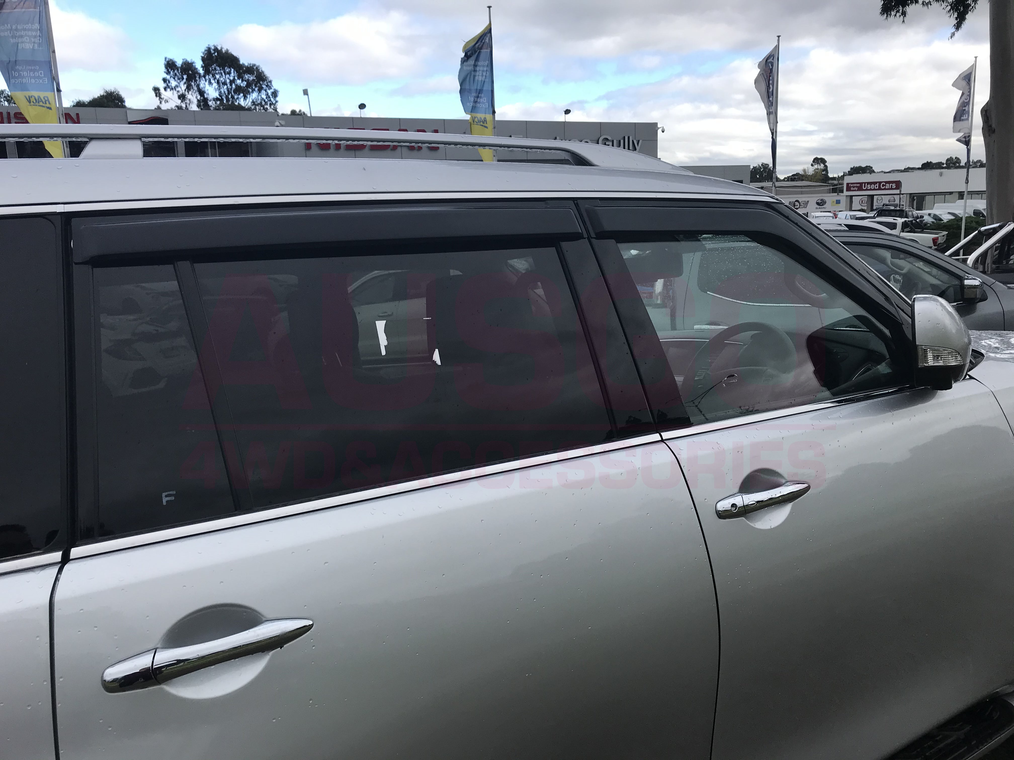 Weather Shields & Bonnet Protector for Nissan Patrol Y62 (2012-2019) - Rain & Sun Protection for Off-Road Adventures