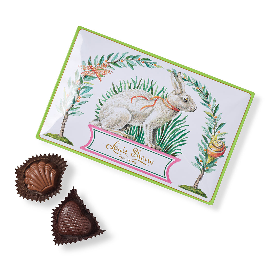 12-Piece Assorted Chocolate Truffles Gift Box - Premium Spring Rabbit Collection for Easter, Holidays & Special Occasions - Perfect for Gifting, Parties & Dessert Platters
