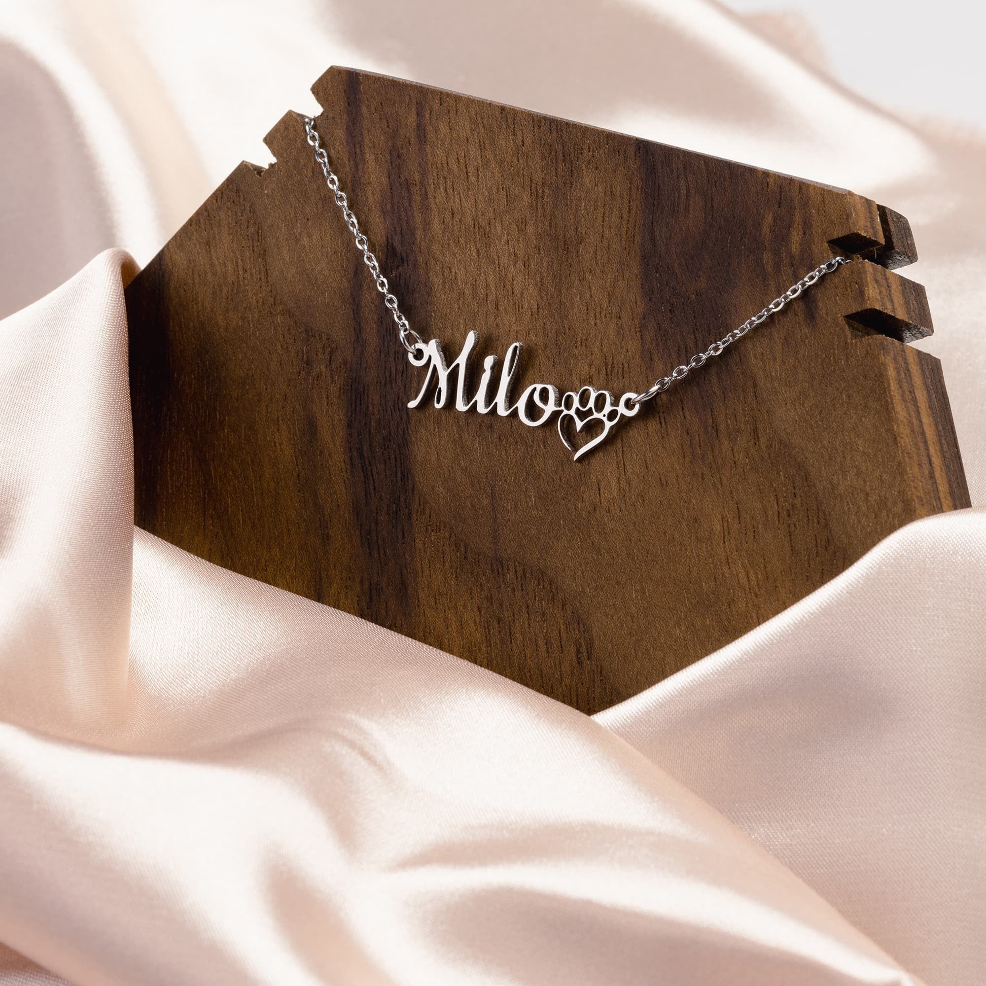 Dog Mom & Dog Dad Necklace - Personalized Jewelry Gift for Dog Lovers | Perfect for Birthdays, Anniversaries & Pet Adoption Celebrations