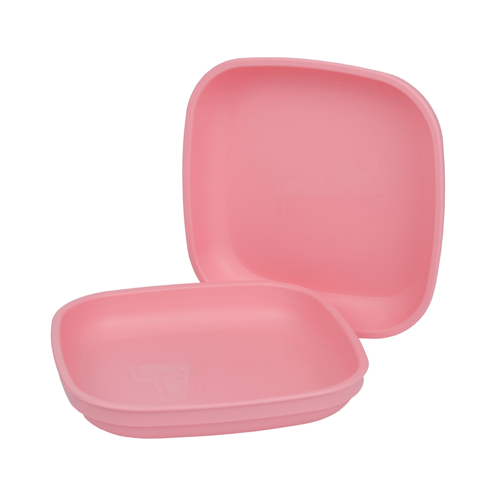 Re Play Flat Plate - Eco-Friendly Baby Pink Dishware for Infants & Toddlers | Perfect for Baby-Led Weaning, Snack Time & First Birthday Parties