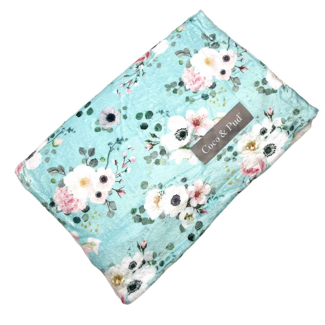French Azure Luxe Blanket - Ultra Soft & Cozy Throw Blanket for Couch, Bed, or Travel - Perfect for Home Decor, Gifts, and Relaxation