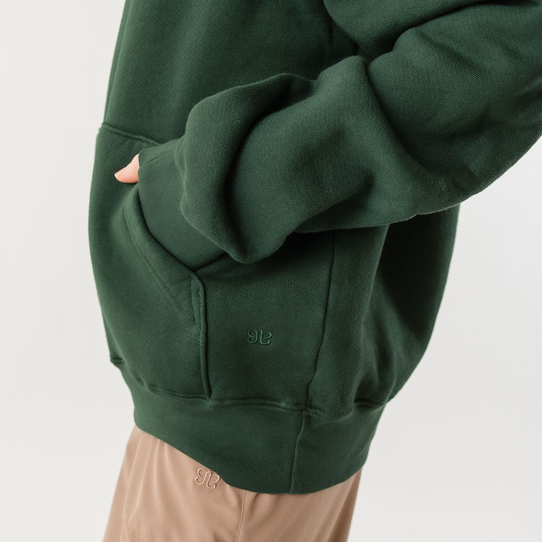 Arrive Hoodie for Men & Women - Soft & Comfortable Pine Green Pullover Sweatshirt | Perfect for Casual Wear, Outdoor Activities & Lounge