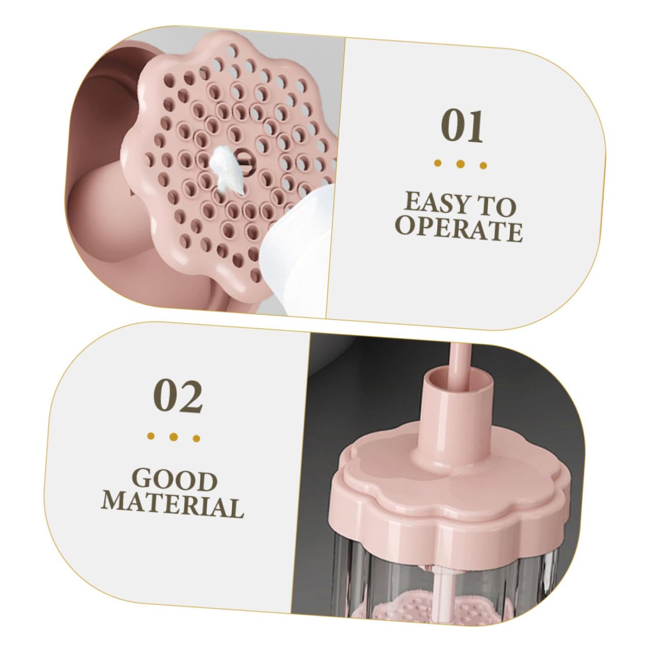 Portable Facial Cleansing Foam Maker - Bubble Foam Face Wash Bottle for Women | Travel-Friendly Skincare Tool for Daily Cleansing Routine