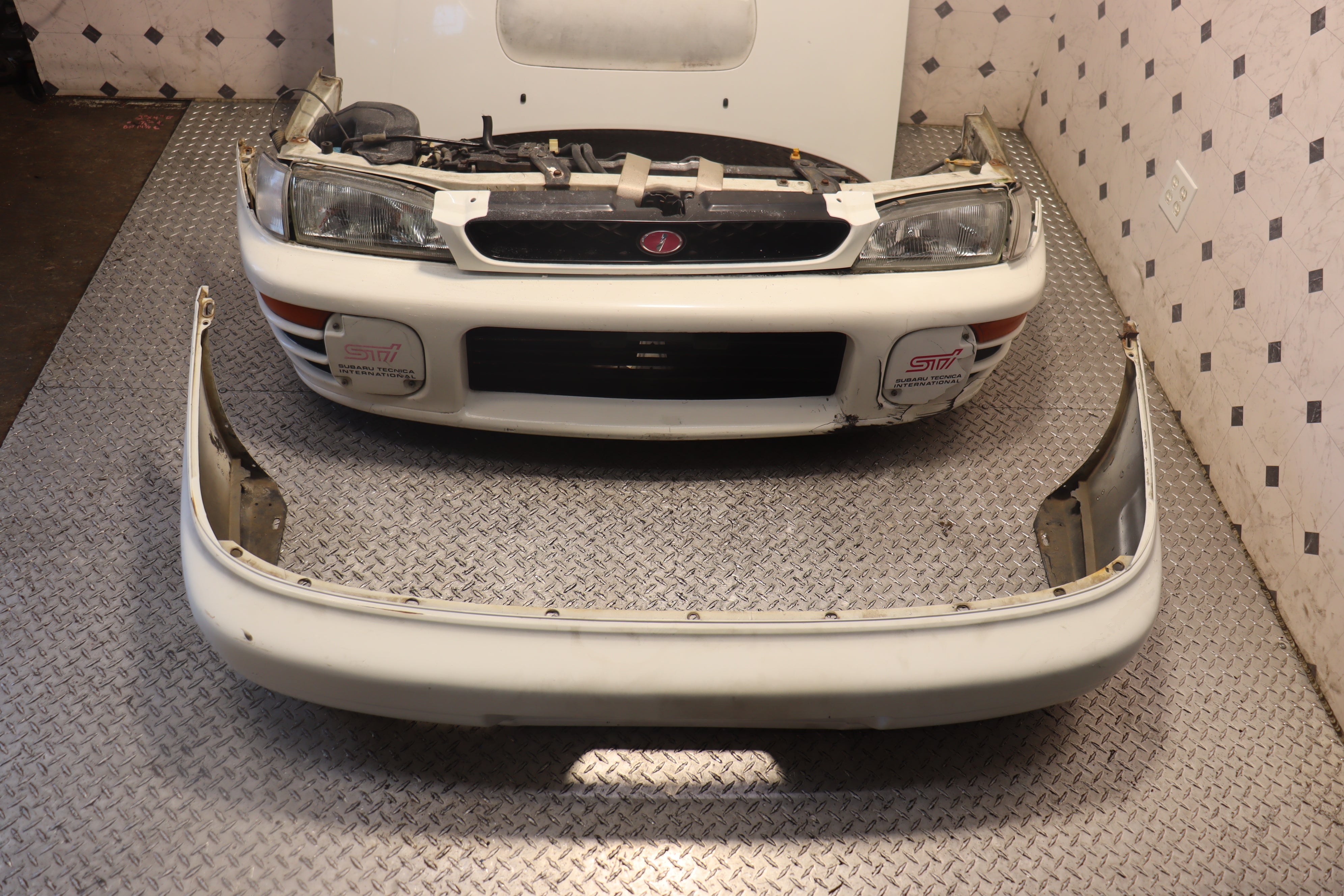 JDM 99-02 Subaru Impreza WRX GC8 Complete Front End Conversion Kit & Rear Parts - Upgrade for Rally Racing & Street Performance