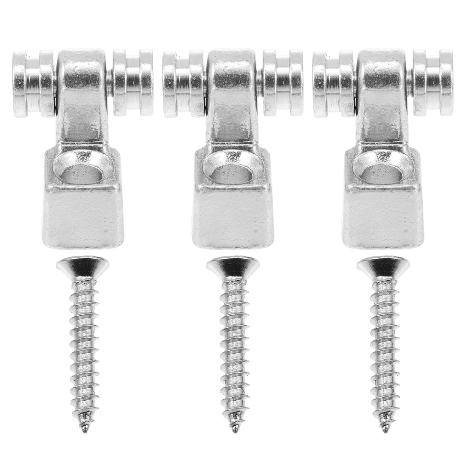 EXCEART Acoustic Guitar Strings Set - Premium Electric Guitar String Tree Retainer Guides with Screws for Guitarlele & Electric Guitars | Perfect for String Replacement & Guitar Maintenance