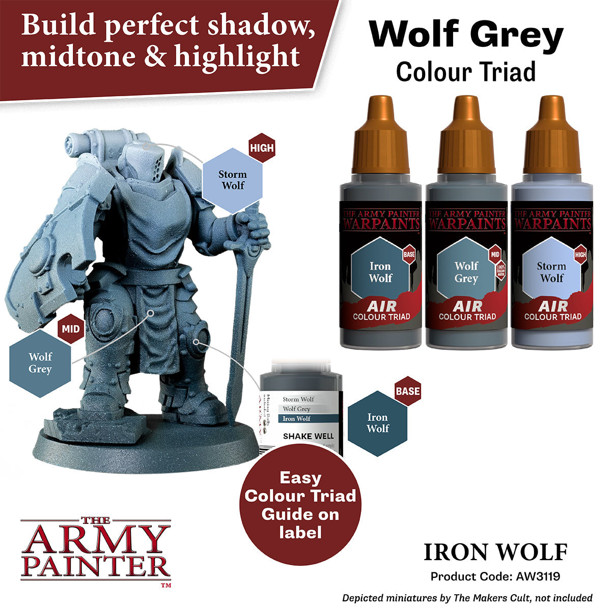 Iron Wolf Warpaints Air - Premium Matte Liquid Lipstick for Long-Lasting Wear | Perfect for Cosplay, Halloween Makeup & Everyday Bold Looks