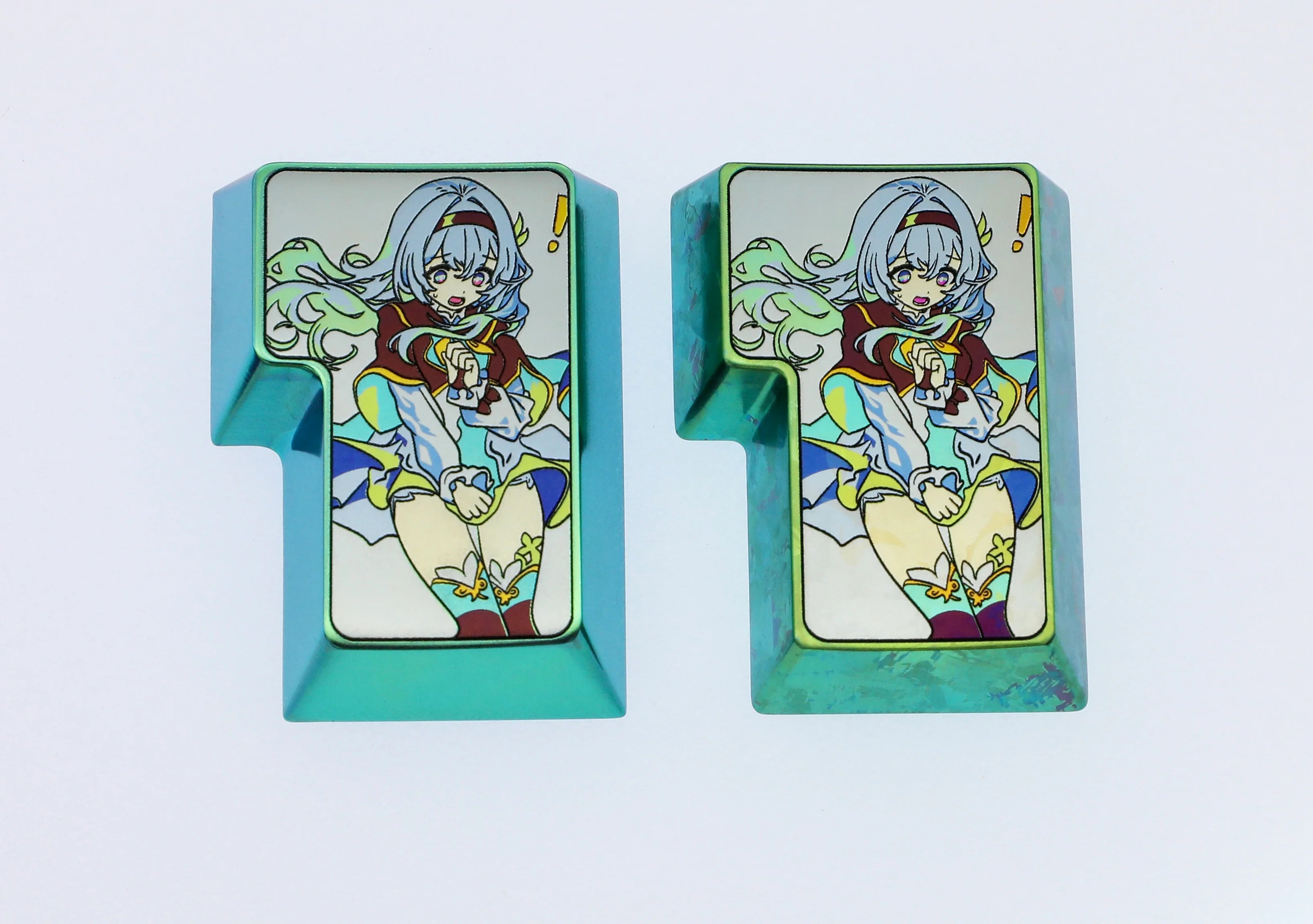 Custom Titanium Alloy Engraved Keycaps for Mechanical Keyboards - Personalized Firefly & ISO Enter Keycaps - Perfect for Gaming, Typing & Keyboard Customization